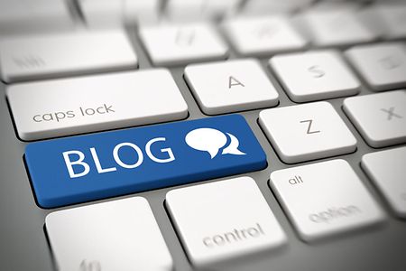 Online blog and blogspot concept